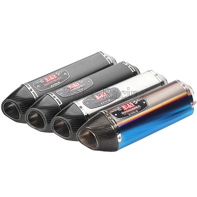 

Universal Motorcycle Yoshimura Exhaust Muffler Pipe Motorbike Carbon fiber Muffler Exhaust Escape moto Tail Tube with DB Killer