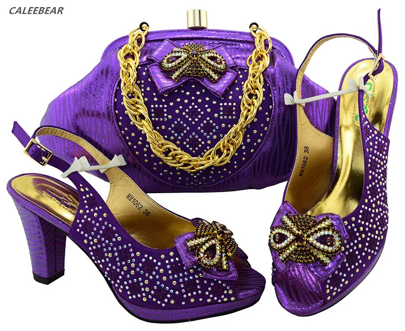 Femme Et Style Italiennes forme Élégant Sac Nouveau Assorti Plate Italien De Italie Avec Chaussures Correspondant Africain 78wqSvRS