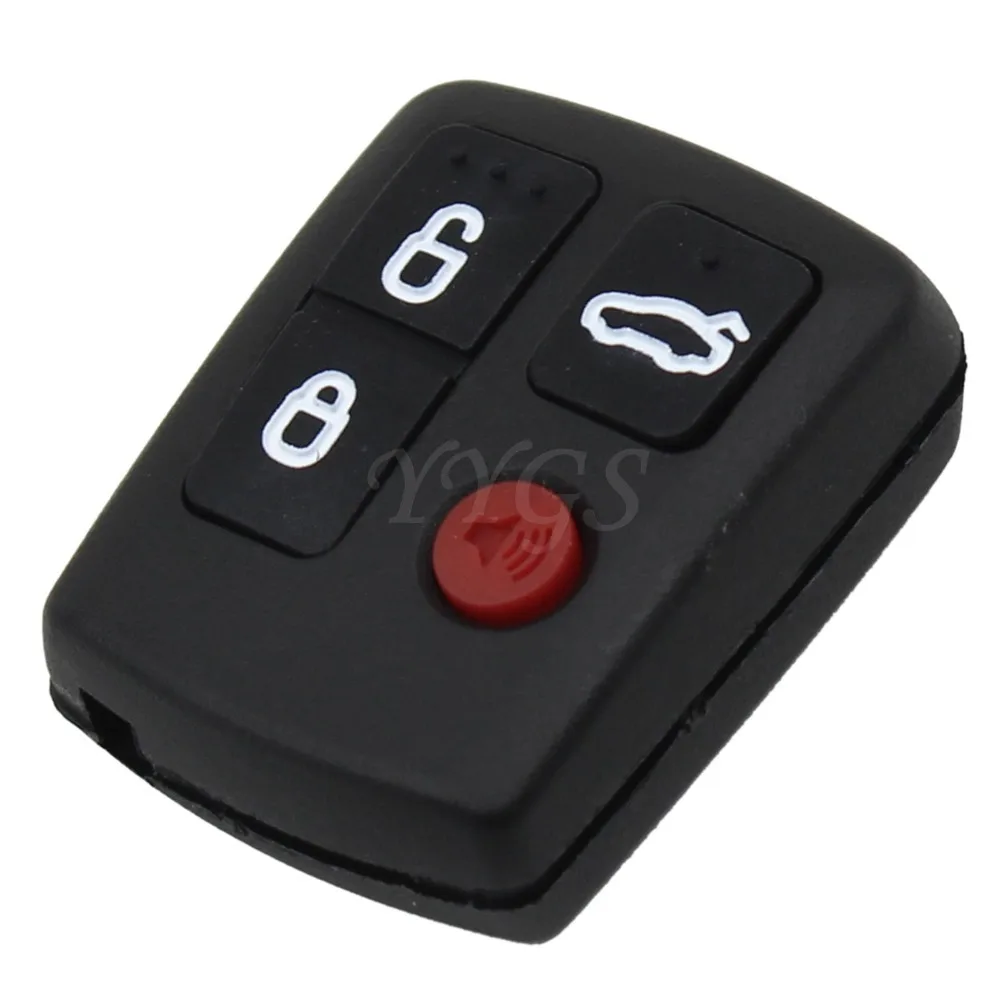 4 Button Remote Keyless Entry Shell Fob Transmitter Alarm Clicker For