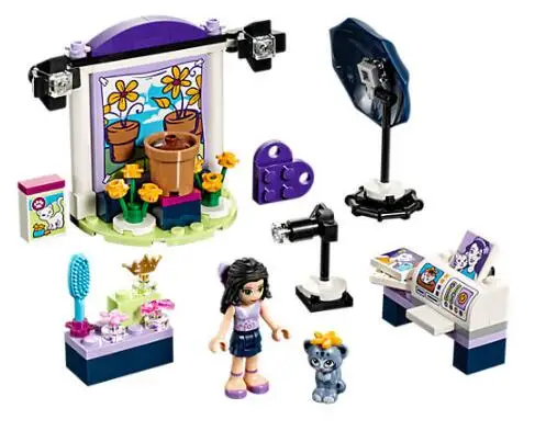

Bela 10601 Friends Emma's Photo Studio Building Block Bricks Toys Compatible Legoings Friends