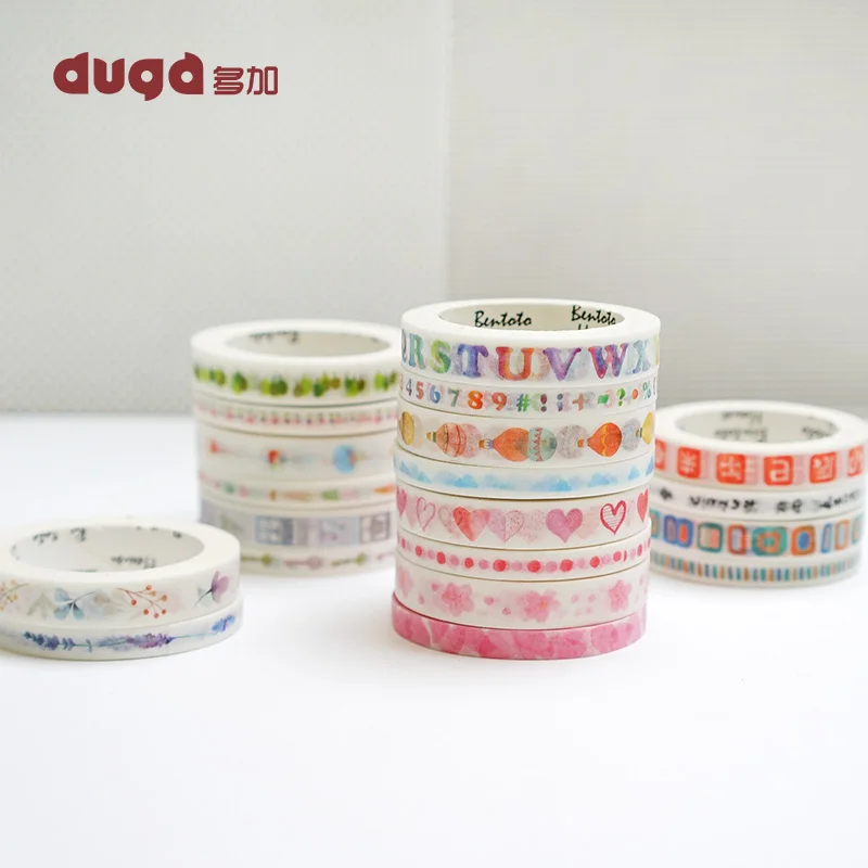 Бумажная Маскировочная лента Washi набор маскировочной клейкой ленты в виде