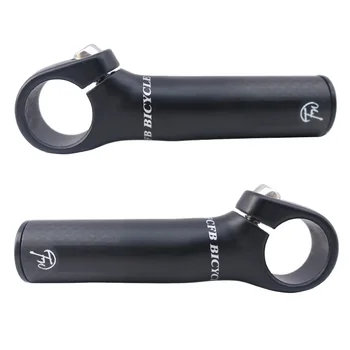 

2016 new arrive FCFB FW matt color small auxiliary handlebar mountain bike 3k bar ends 110g carbon parts