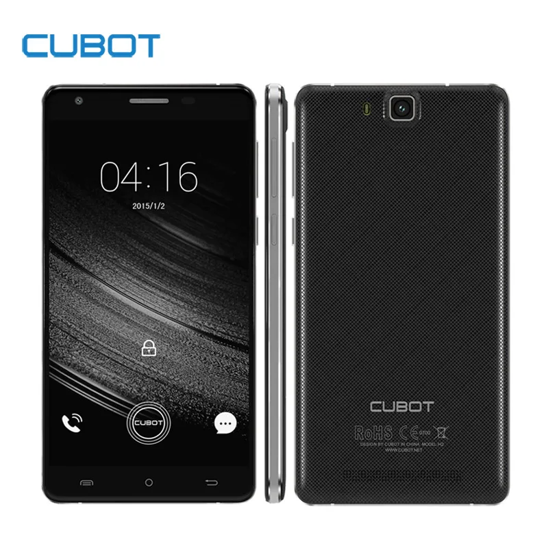 Cubot H2 Smartphone 3G RAM 16G ROM 5 5 HD Android 5 1 Mobile Phone MTK6735A