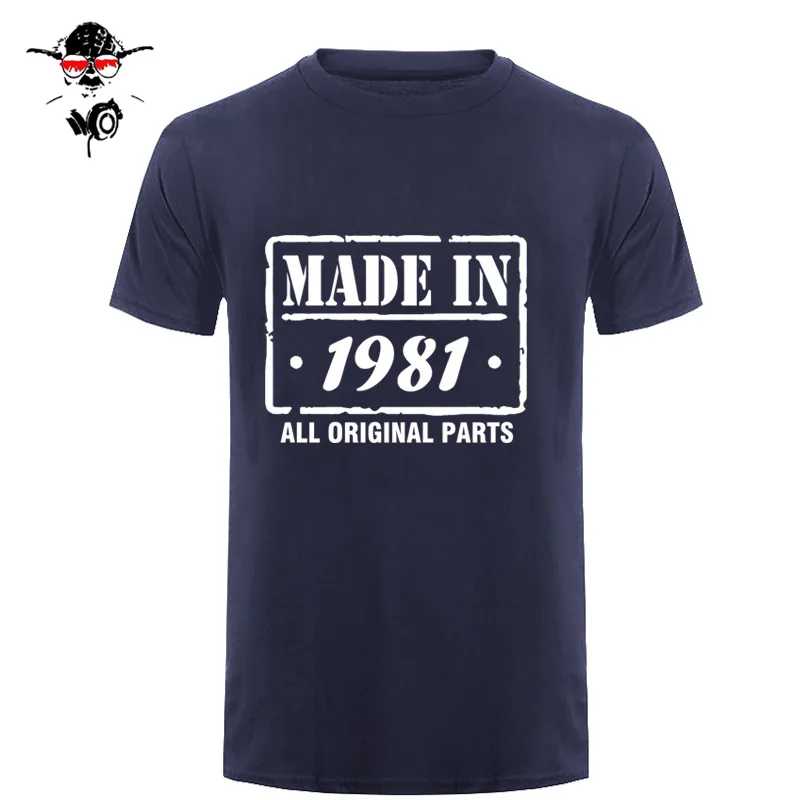 T Shirt Made In 1981 Mens Funny T SHIRT mens clothing 37rd Birthday