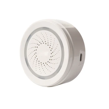 

APP control mini size WiFi flash siren alarm smart home security wireless flash siren alarm 100dB sound WiFi siren