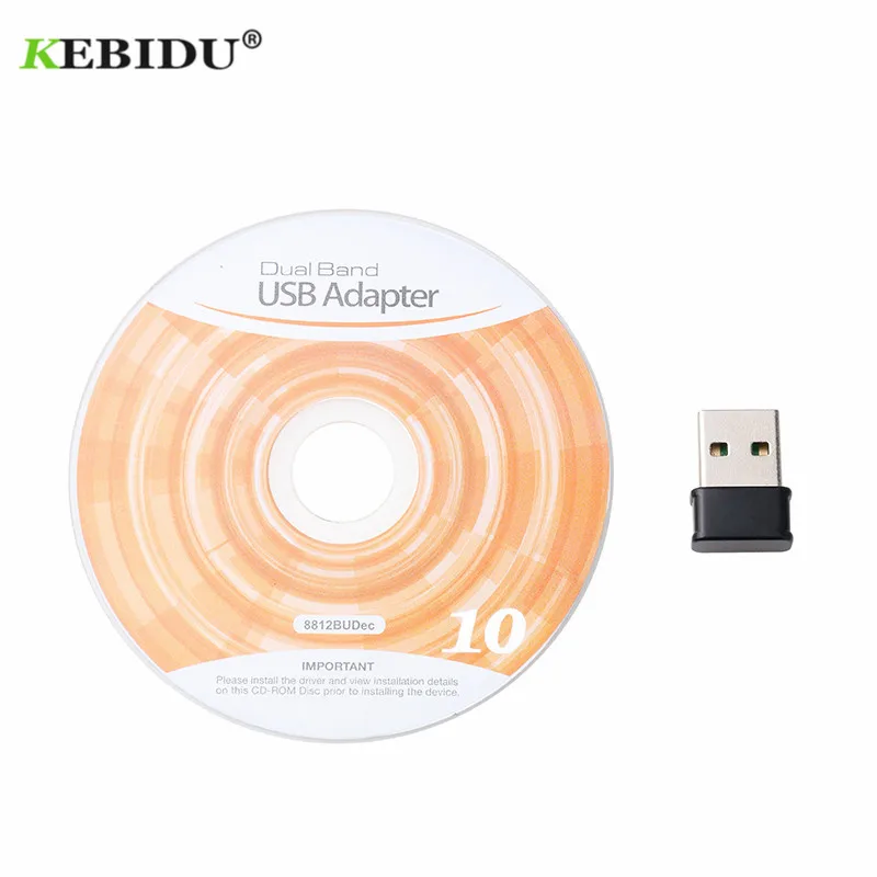 Kebidu 1200 Мбит/с USB беспроводной Wi Fi адаптер переменного тока 2 4 ГГц/5 ГГц
