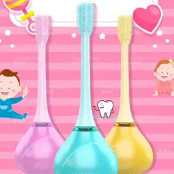 Для маленьких девочек и мальчиков мягкие чистить зубы специальная Антибактериальная детская зубная щетка детские зубы зубная щетка с