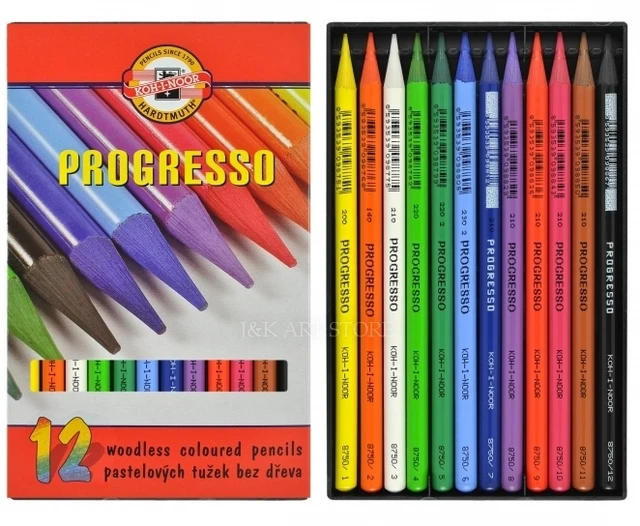 Koh-I-Noor Progresso Woodless Colored Pencils