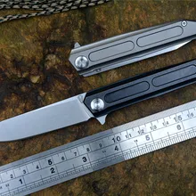Ваучные ножи TS05 STEDEMON складной нож 12C27N лезвие TC4 ручка шарикоподшипник шайба Открытый Отдых Охота карманные ножи