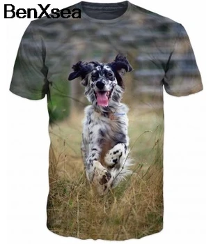 

2018 Animal Funny Dogs T Shirt Hip Hop Clothing Harajuku Famous Brand Printed 3D Fashion HuntER T Shirt Top Tees