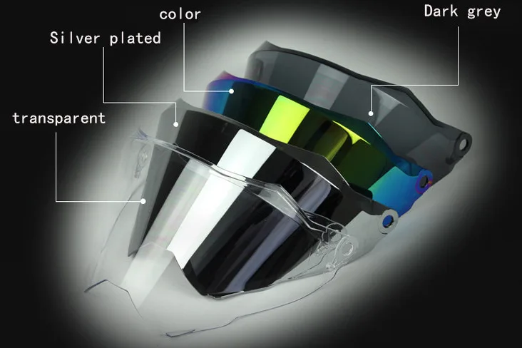 

Top motorcycle helmet, 128 helmet lens transparent lens