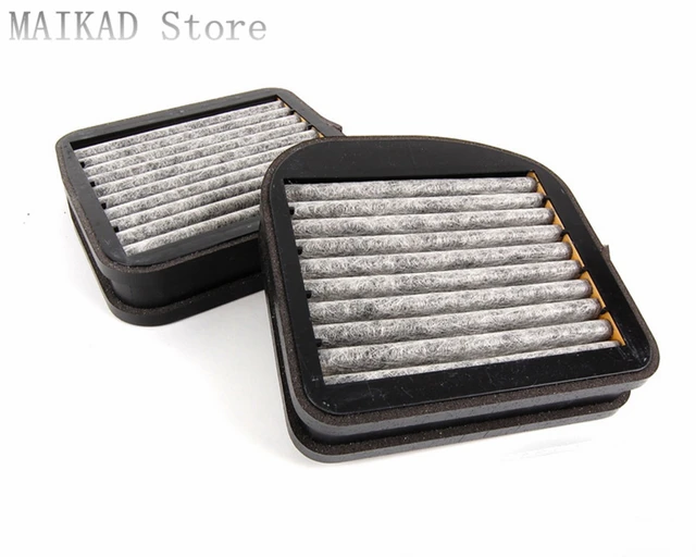 2PCS Activated Carbon Cabin Air Filter Interior Filter Pollen