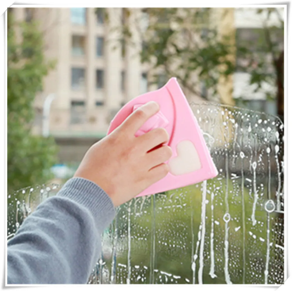 Double-side Cleaning Brush & Magnetic Window Cleaners xq2