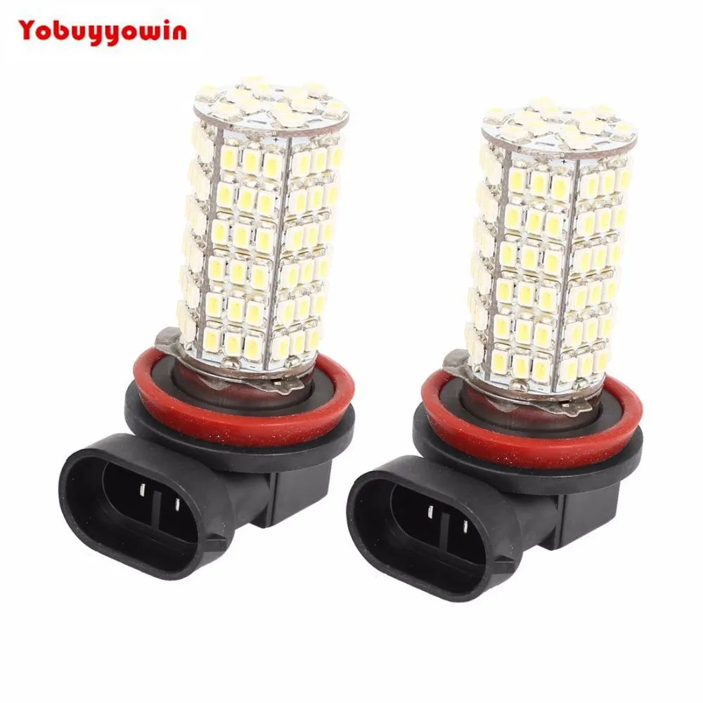 Par Lampada H11 120 Led Farol De Milha 6500 K Super Branca | Автомобили и мотоциклы
