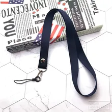 Цветной ремешок для ключей, шейные ремни, значок, ID держатель, брелок и браслет, брелок, сделай сам, телефон, висят длинные стропы, веревка