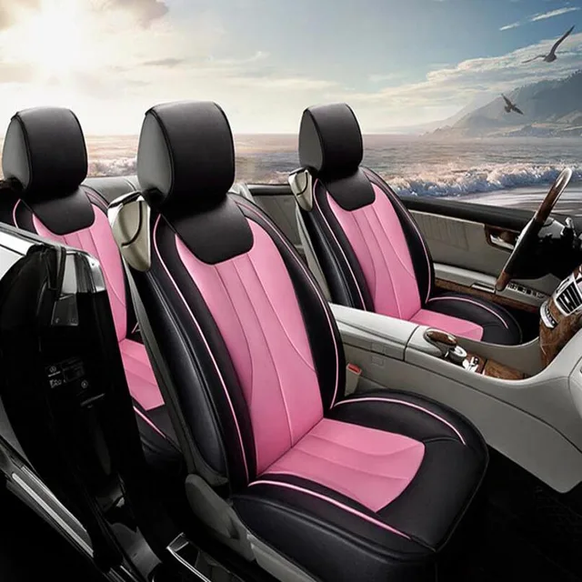 Luxus Ladys auto sitzbezug Universal PU Leder Autositzbezüge auto ... Luxus Ladys auto sitzbezug Universal PU Leder Autositzbezüge auto ...