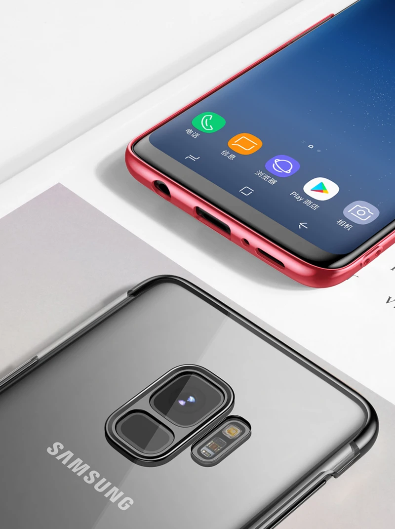 Xundd Роскошный прозрачный чехол из поликарбоната для samsung Galaxy S8 S9 S9 Plus, задняя крышка из жесткого поликарбоната для Note 8 S9+ чехол, fundas, высокое качество