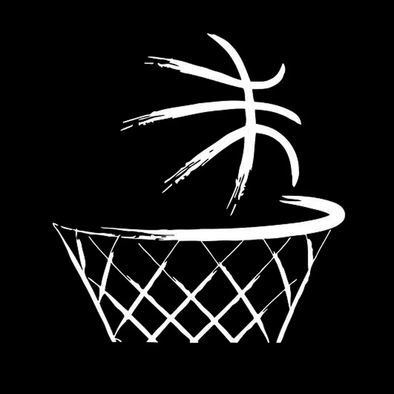 16cm*17cm Basketball Sport Fashion Car Styling Stickers Decals Vinyl v3 6424in Car Stickers