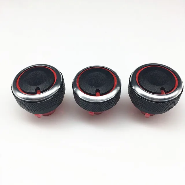 3pcs/set Air Conditioning Installation heat control Switch knob AC Knob