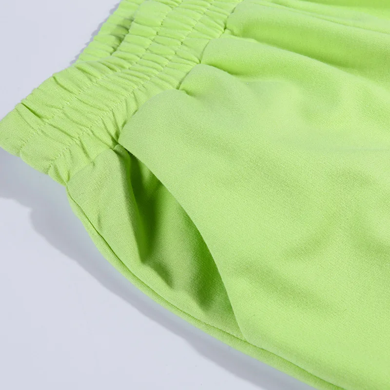 Леггинсы для бега, спортивные Для женщин Спортивные штаны карман осень-зима Фитнес спортивные брюки для занятий йогой, спортивные женские люминесцентные лампы, зеленого, оранжевого цвета