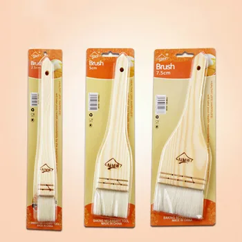 

Wood handle wool brush, wool oil brush,butter brush