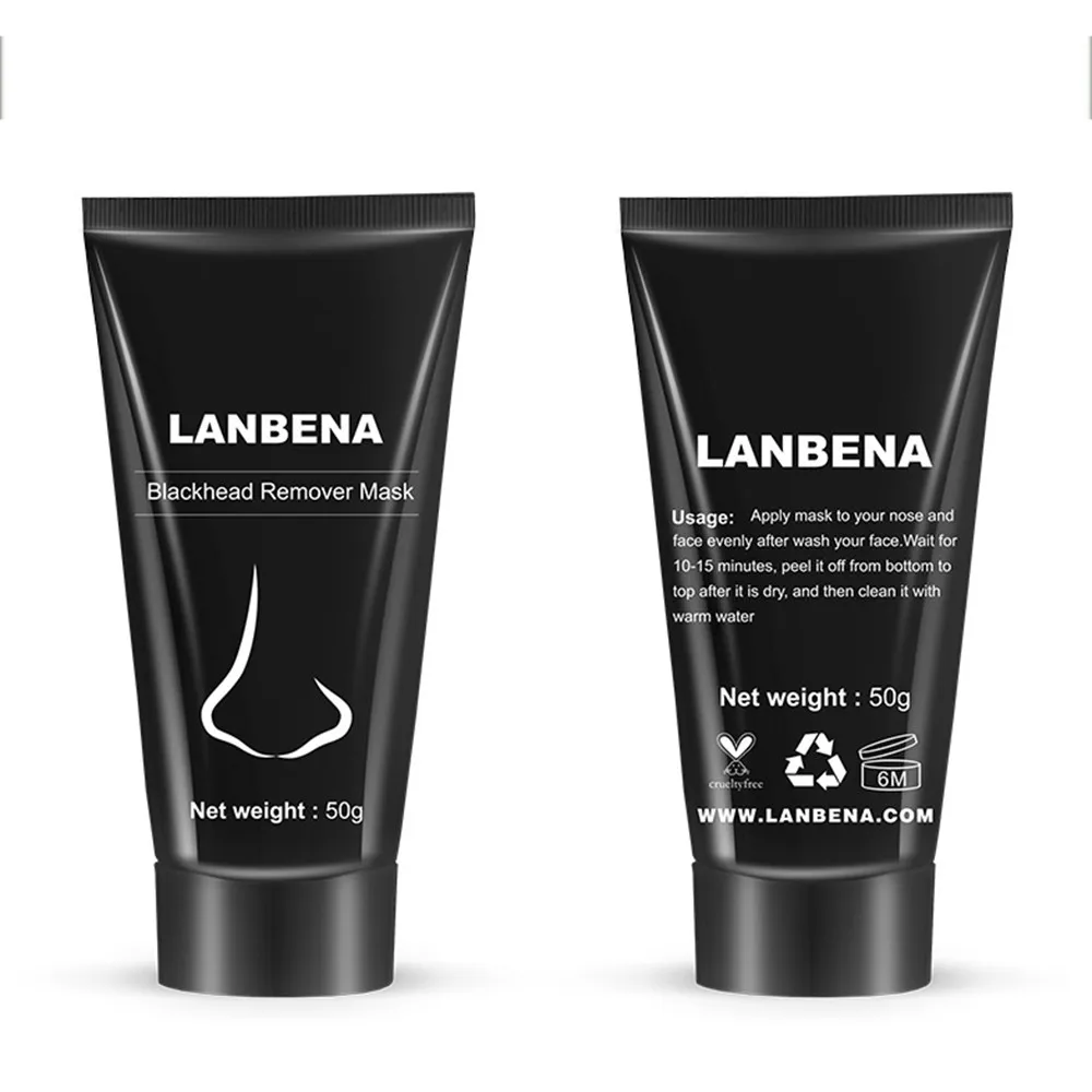 Маска из черной точки Lanbena на носу| |