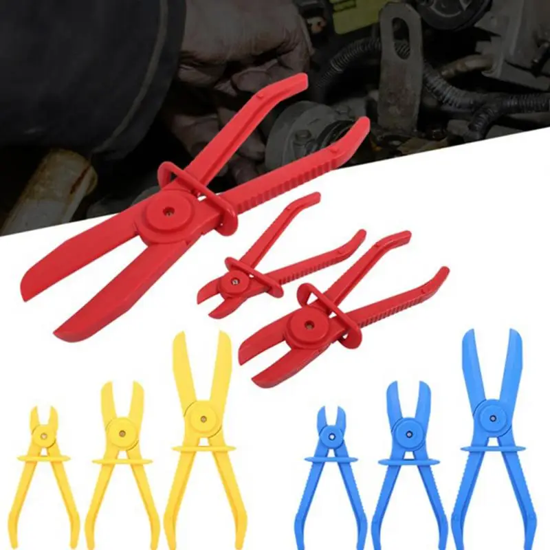 

3Pcs/Set Practical Brake Fuel Water Line Clamp Pliers Hands Hose Clamp Tool Set