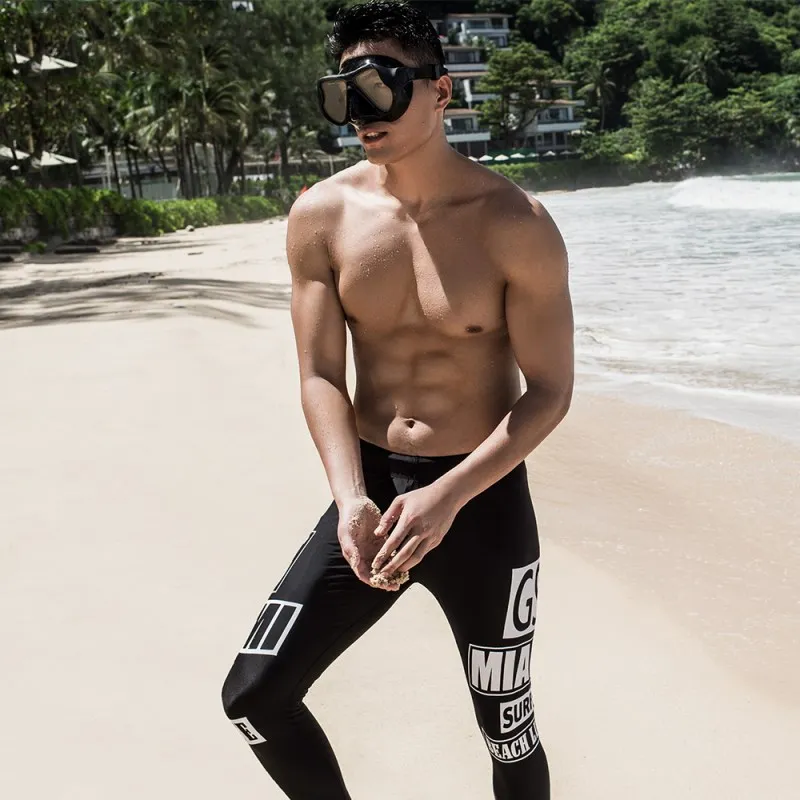 Calças de surf preto masculino calças de