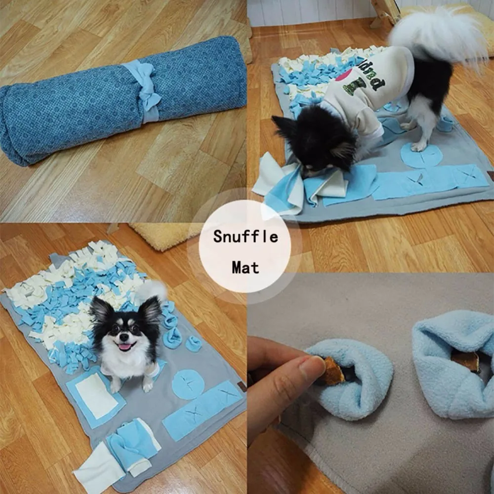 Handmade Dog Play Mat Snuffle Training Feeding Foraging Mat Nose Work