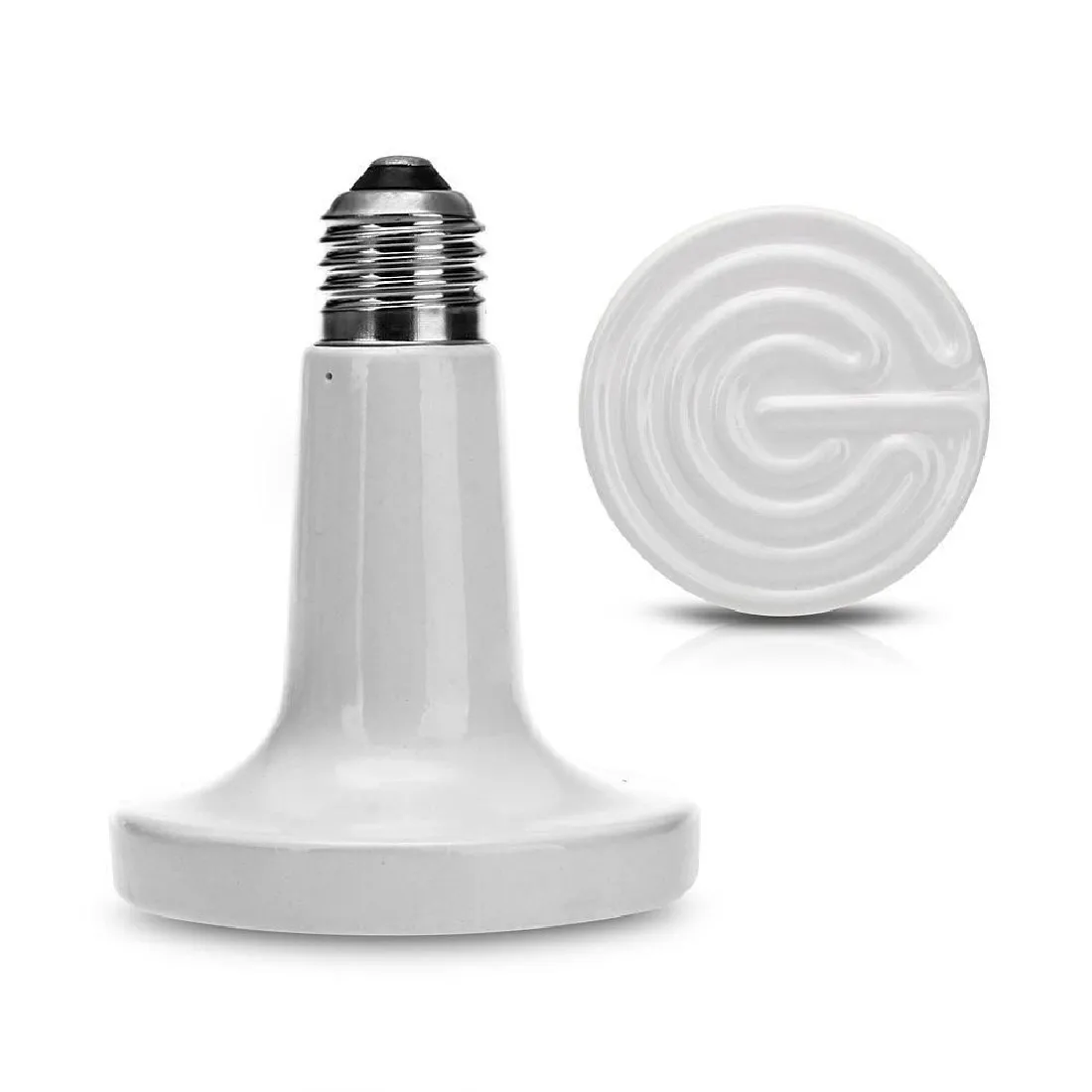 Good 1pcs High Quality 75W 220V Ceramic Heat Emitter Brooder Infared Lamp Bulb Reptile Growin