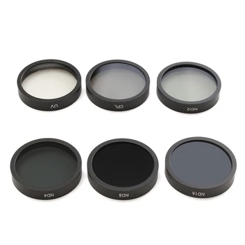 

6PCS ND2 ND4 ND8 ND16 CPL UV Camera Lens Filters With Case For DJI Phantom 4/3 HD