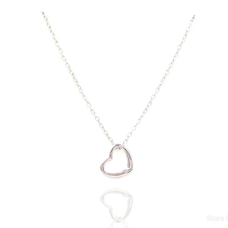heart necklace sterling silver 925