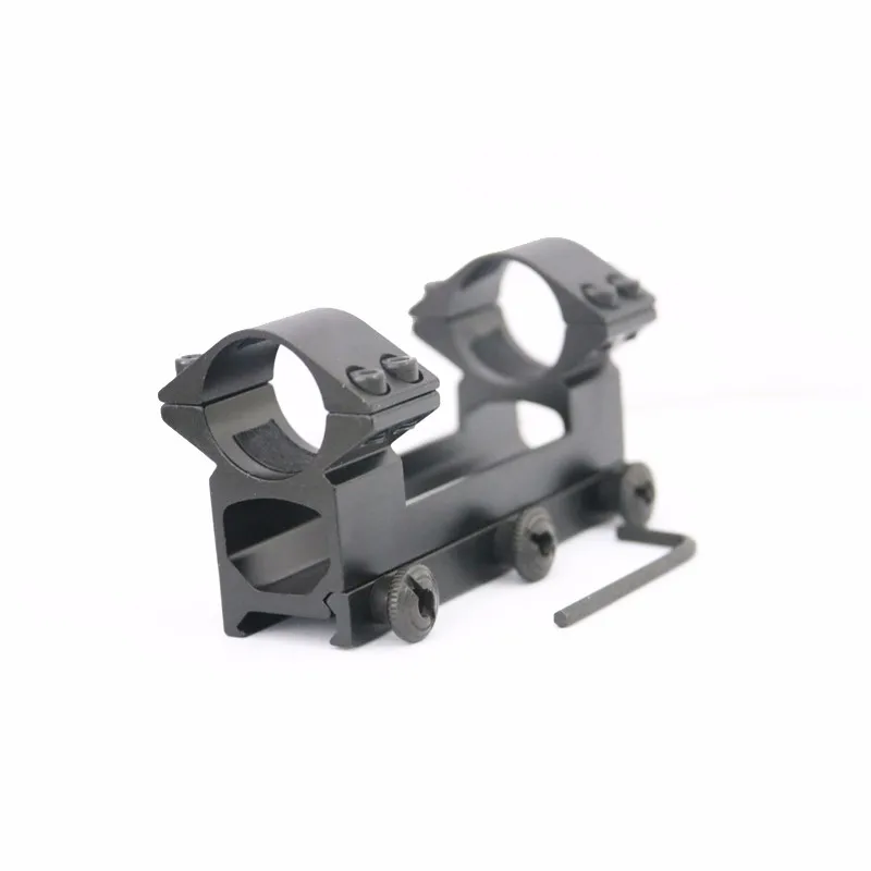 25.4 mm ring high profile scope double see through riflescope mount fit