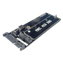 Para macbook air ssd hdd a sata 22pin cartucho de disco duro recinto drive pcba tarjeta adaptadora
