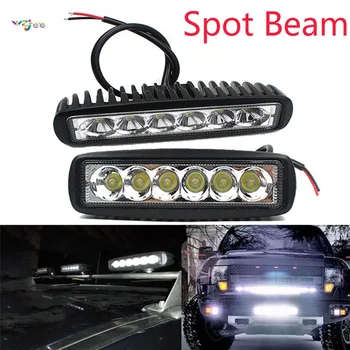 

4PCS 6INCH 18W MINI LED BAR 12V LED WORK LIGHT SPOT FLOOD FOG LAMP FOR OFF ROAD BOAT TRUCK ATV 4x4 LED DRIVING LIGHT