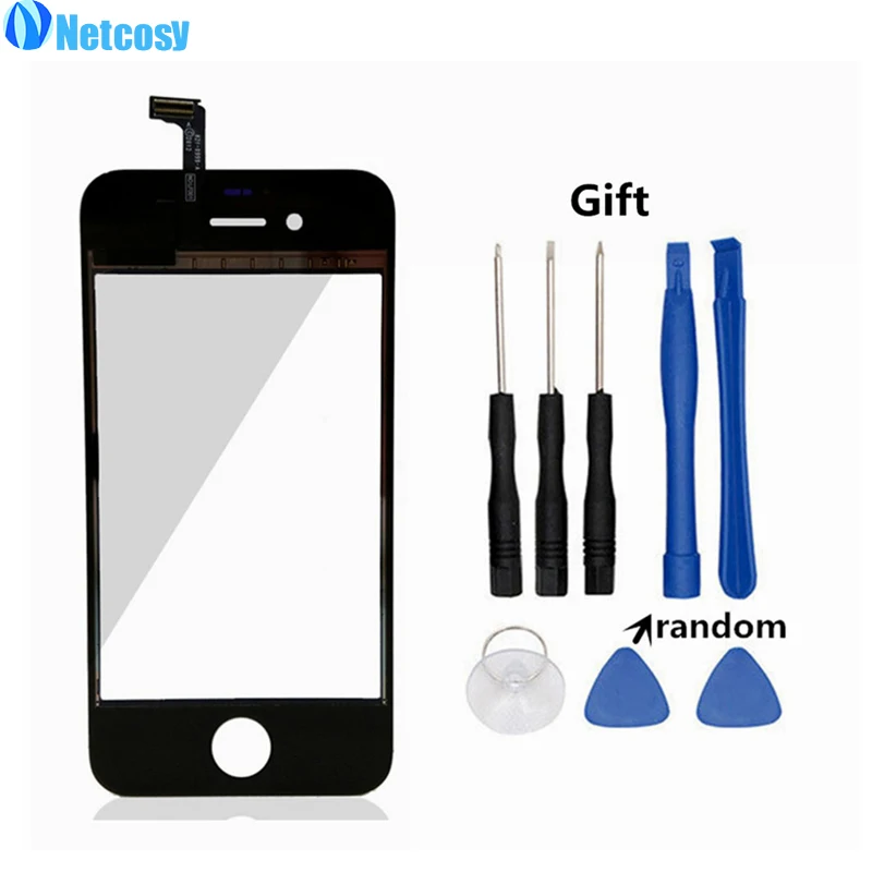 

Netcosy Touchscreen For iphone 4S 5S 5C 6 6Plus Black /white Touch Screen Digitizer panel Replacement parts iphone touch panel
