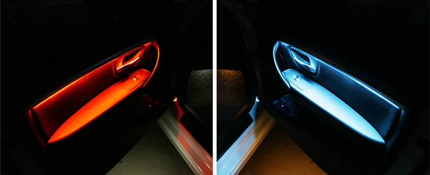Светодиодный атмосферные огни дверные панели декоративные планки противотуманных фар атмосферная лампа освещения обновления для BMW F30 F31