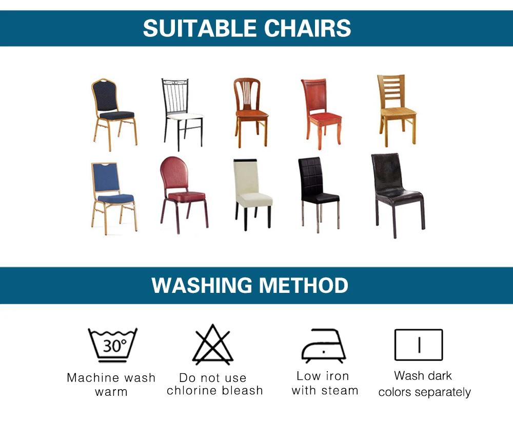 Обеденный чехол для кресла спандекс стрейч эластичный полуобернутый твердый стул чехол для сиденья анти-грязный съемный моющийся для использования хо