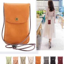 Маленькая маленькая сумка из искусственной кожи для телефона, сумка через плечо, кошелек, чехол, шейный ремешок для iPhone, samsung, huawei, 6,0 дюймов