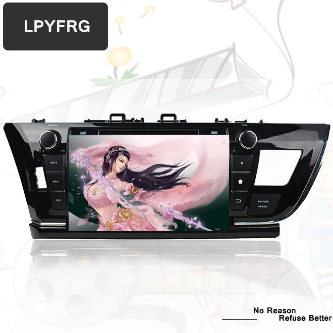 Best Octa Core 1024*600 Ram 4GB Android 9.0 car dvd for toyota corolla 2013 2014 2015 2016 car radio gps player head unit navigation 5