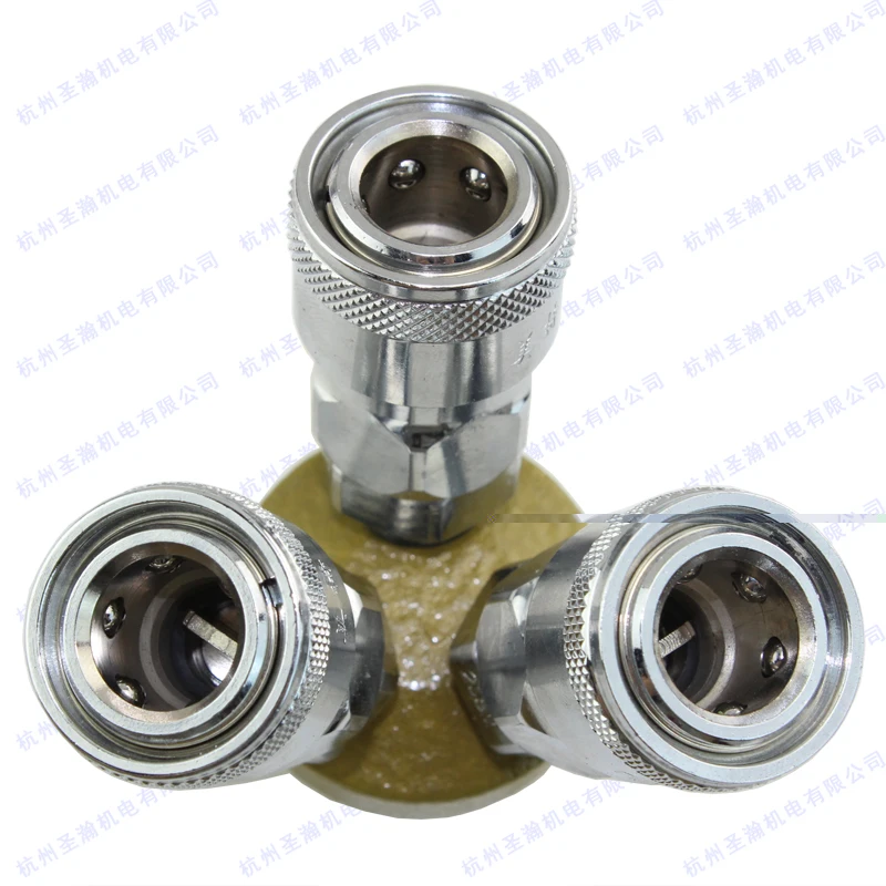 

Новый 1 шт. 30SM G3/8 DN10 3-сторонний быстрое подключение круглое соединение
