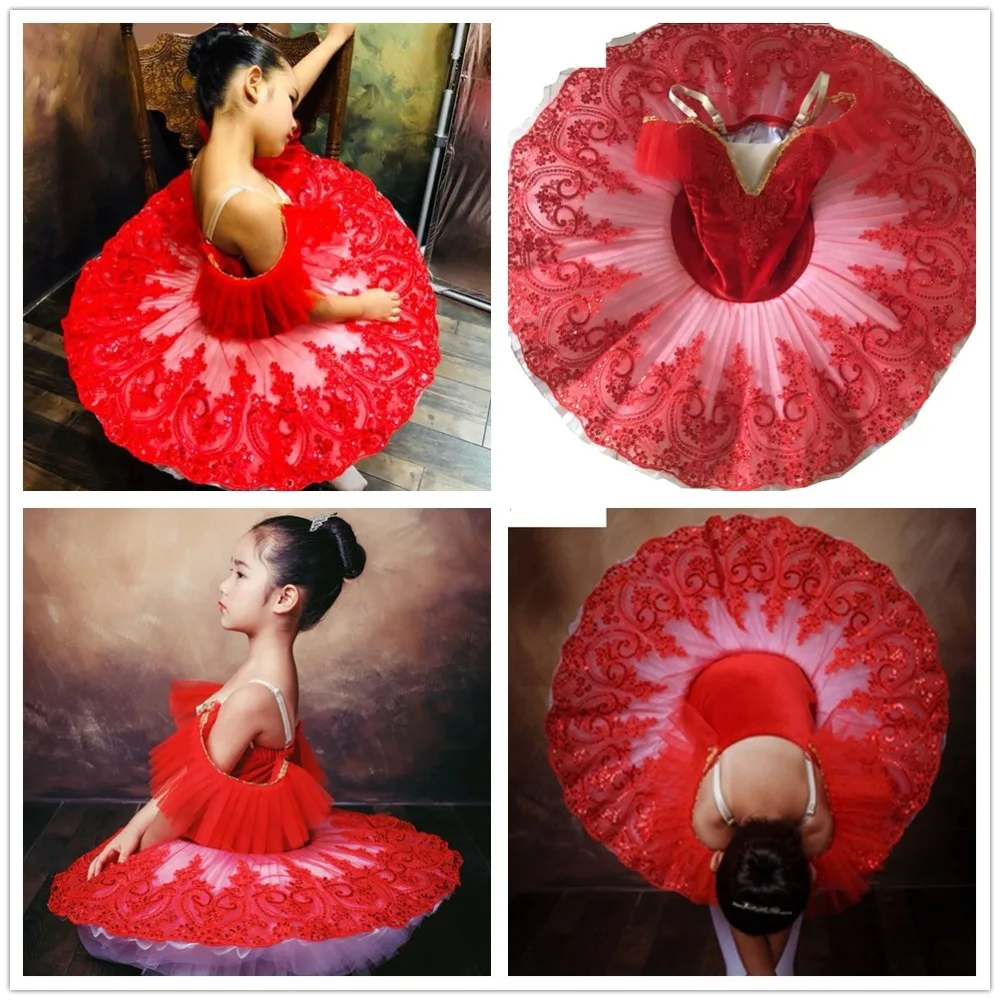 2019 novas crianças tutu ballet platter saias