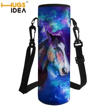 HUGSIDEA животное лошадь портативный рукав для бутылки сумка для переноски изолятор сумка держатель для наружной бутылки воды Спорт чайник Чехол