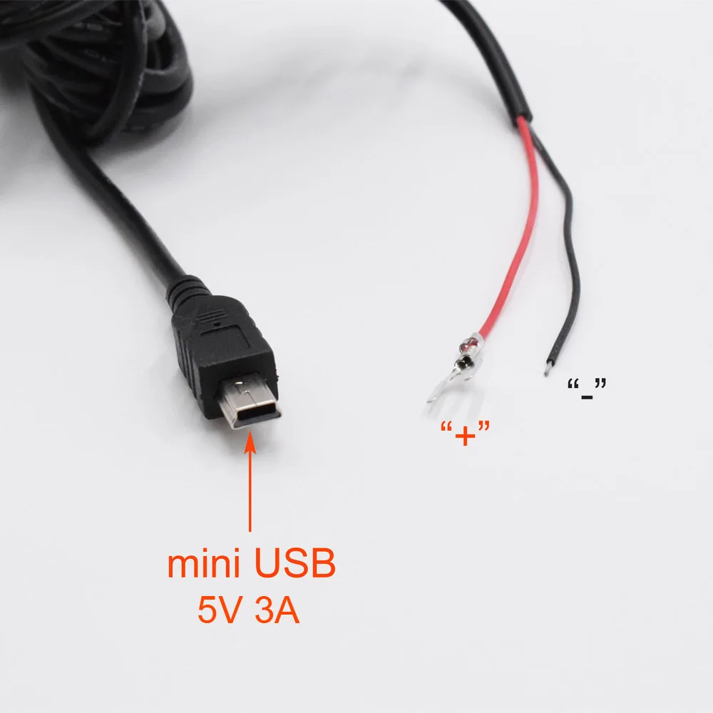 XCGaoon прямое мини USB Автомобильное зарядное устройство DC преобразователь модуль 12 в 24 В до 5 В 3 А Высокое качество низкое напряжение защита Длина 3,5 м