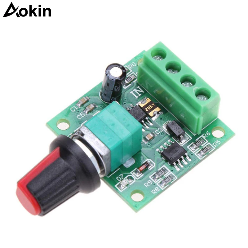 2A DC 1.8v 3v 5v 6v 12v 1803BK Low Voltage Motor Speed Controller PWM Module