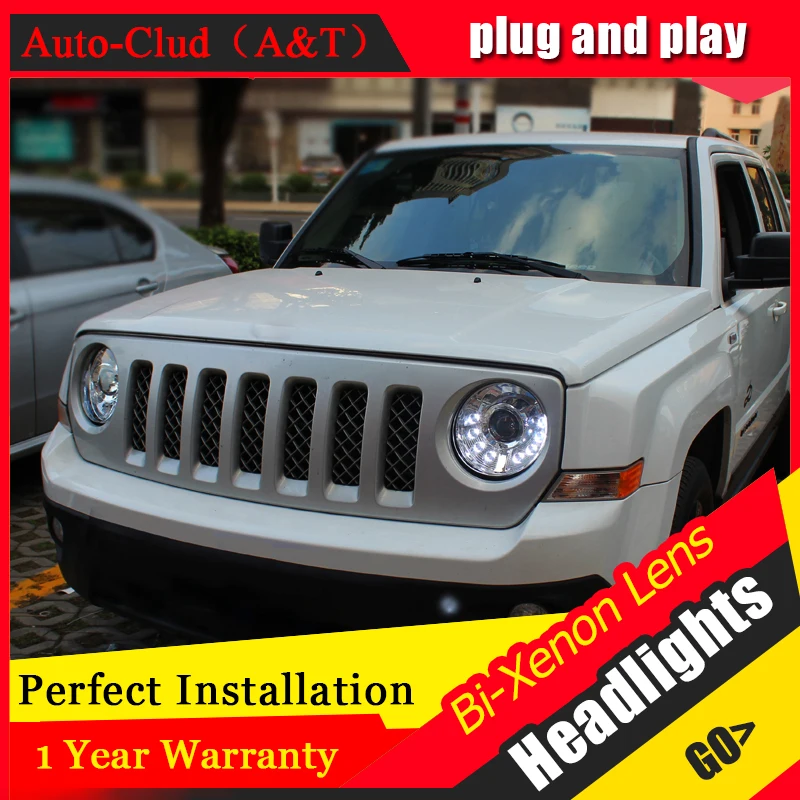Автомобильный Стайлинг для Jeep Renegade фары ангельские глазки 2013 2015 Liberty