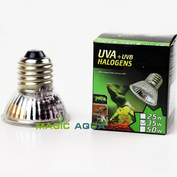 

25W 75W 50W UVA + UVB Halogens Clamp Bulb Terrariums for Reptile Pets Fit E27 Lampholder