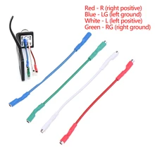 Cable de cabeza de plomo Universal para tocadiscos, 50mm, 5N, pura plata, 1,2-1,3mm, 4 Uds.