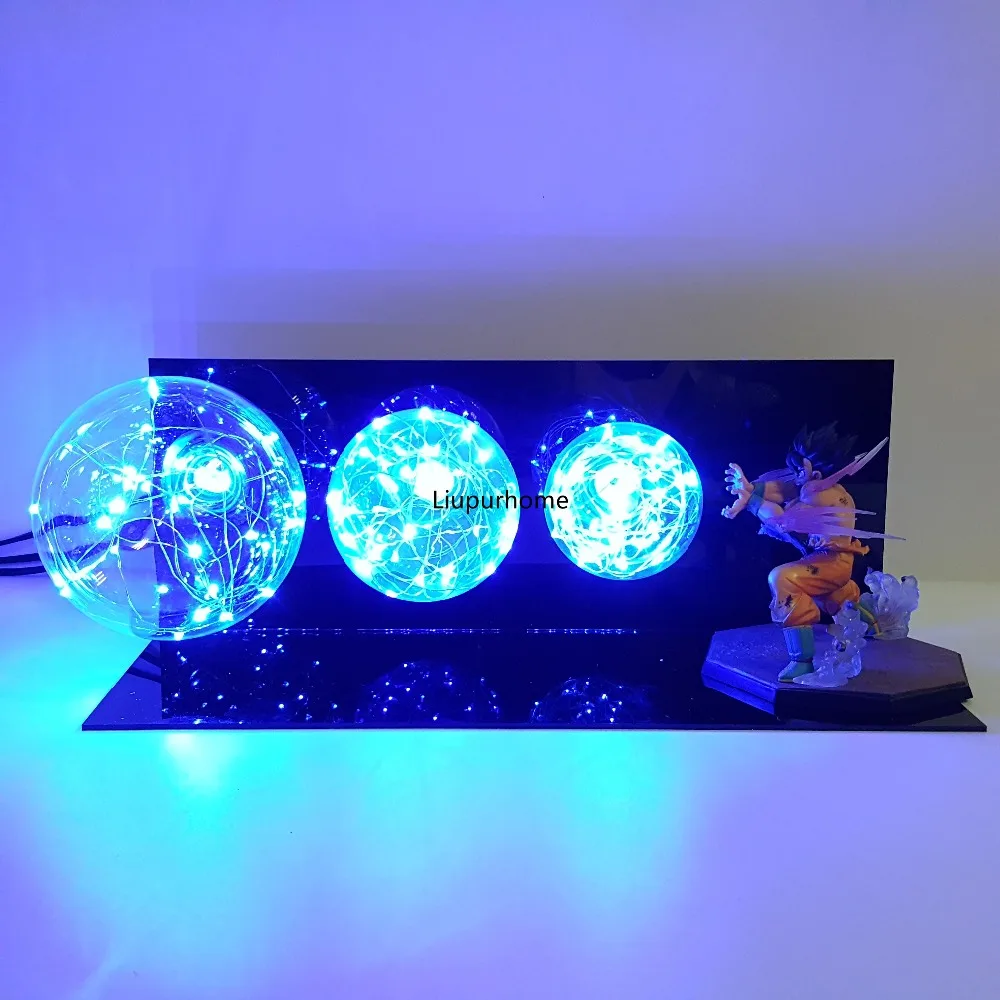 Dragon Ball Z Goku Kamehameha llevó luces de la noche Anime Dragon Ball Super Goku Led lámpara de escritorio iluminación Lampara Dragon Ball Z Goku Kamehameha llevó luces de la noche Anime Dragon Ball Super Goku Led lámpara de escritorio iluminación Lampara