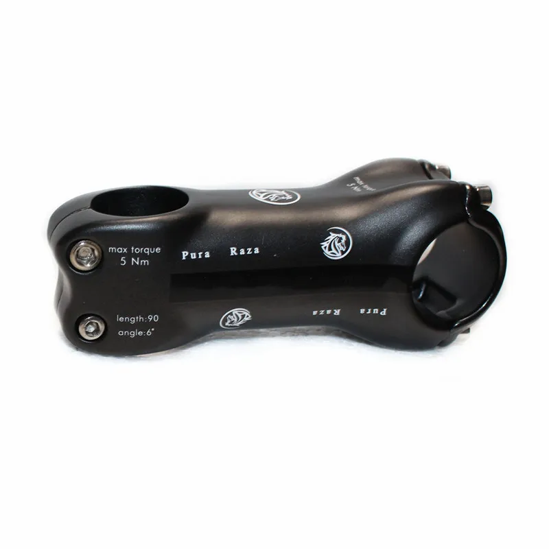 PuraRaza Carbon Road Bike Stem 31.8 Carbon Fiber Cycling Riser Rod Stem MTB Mountain Handlebar Stems Bicycle Parts 6degree (4)